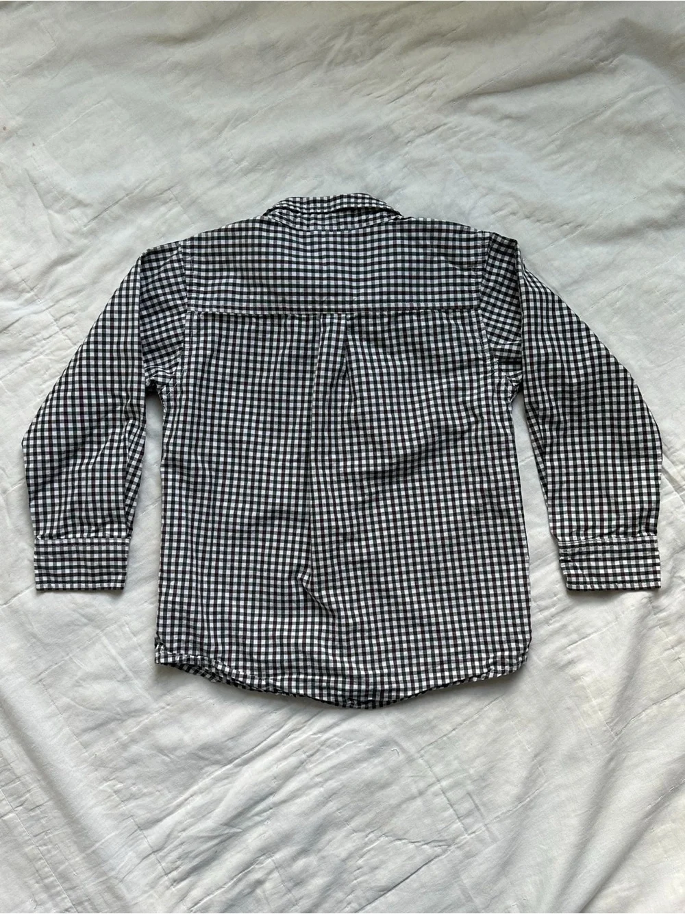 Gymboree Brown and Green Gingham Button Down Shirt